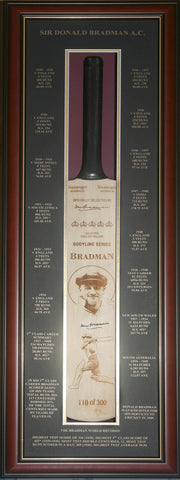  Signed - Sir Donald Bradman - Bodyline Series - Cricket - Blazed In Glory - 1
