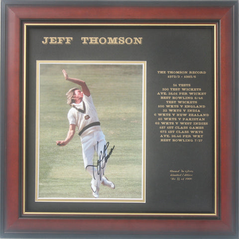  Signed - Jeff Thomson - Print - Blazed In Glory