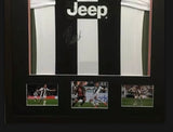 Cristiano Ronaldo Juventus signed and framed jersey